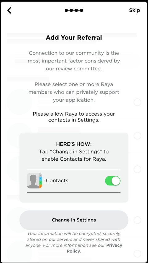 raya registrering