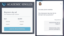 Academic Singles Registering